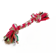 Nobleza lanová hračka pre psy uzol 23 cm ružový